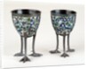 Two Chinese cloisonne egg cups by Anonymous