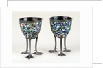 Two Chinese cloisonne egg cups by Anonymous