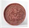 Dragon on a carved platter by Anonymous