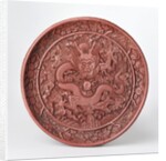 Dragon on a carved platter by Anonymous