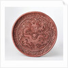Dragon on a carved platter by Anonymous