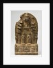 Northern Qi Dynasty stele with Twin-Bodhisattvas by Anonymous
