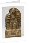 Northern Qi Dynasty stele with Twin-Bodhisattvas by Anonymous