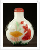 Carved jade snuff bottle by Anonymous
