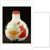 Carved jade snuff bottle by Anonymous