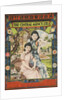 Poster with two young women in garden by Anonymous