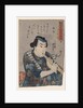 Goshaku Somegoro Playing Shakuhachi by Utagawa Kuniyoshi