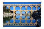 Pont du Gard and Gard River by Anonymous
