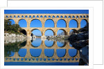 Pont du Gard and Gard River by Anonymous