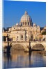 Sant'Angelo Bridge and St. Peter's Basilica by Anonymous