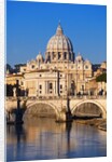 Sant'Angelo Bridge and St. Peter's Basilica by Anonymous