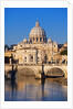 Sant'Angelo Bridge and St. Peter's Basilica by Anonymous