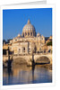 Sant'Angelo Bridge and St. Peter's Basilica by Anonymous