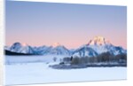 Oxbow Bend in Grand Teton National Park in winter by Anonymous