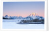Oxbow Bend in Grand Teton National Park in winter by Anonymous