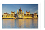Hungarian Parliament Building in Budapest by Anonymous