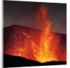 Eruption at Eyjafjallajokull glacier by Anonymous