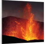 Eruption at Eyjafjallajokull glacier by Anonymous