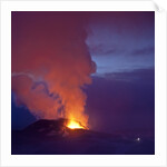 Eruption at Eyjafjallajokull glacier by Anonymous