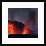 Lava erupting from Eyjafjallajokull by Anonymous