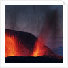 Lava erupting from Eyjafjallajokull by Anonymous