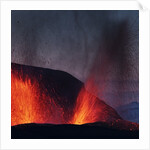 Lava erupting from Eyjafjallajokull by Anonymous
