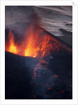 Lava erupting from Eyjafjallajokull by Anonymous