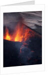 Lava erupting from Eyjafjallajokull by Anonymous
