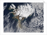 Ash plume from the Erupton of Eyjafjallajokull Volcano in Iceland by Anonymous