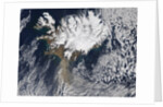 Ash plume from the Erupton of Eyjafjallajokull Volcano in Iceland by Anonymous