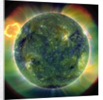 Ultraviolet image showing temperature ranges of the Sun by Anonymous