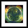 Ultraviolet image showing temperature ranges of the Sun by Anonymous