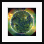 Ultraviolet image showing temperature ranges of the Sun by Anonymous