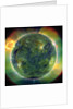 Ultraviolet image showing temperature ranges of the Sun by Anonymous