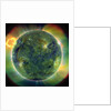 Ultraviolet image showing temperature ranges of the Sun by Anonymous