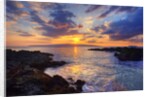 Sunset at Maui Wai or Secret Beach on Maui in Hawaii by Anonymous