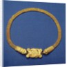 Greek gold chain band with Herakles knot by Anonymous