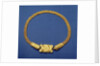 Greek gold chain band with Herakles knot by Anonymous