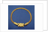 Greek gold chain band with Herakles knot by Anonymous