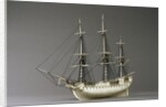 Napoleonic prisoner of war ship model by Anonymous