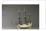 Napoleonic prisoner of war ship model by Anonymous