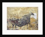 Black cow cave painting at Lascaux by Anonymous