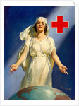 World War II Red Cross painting by Haddon Sundblom