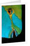 Close-up of a Greentroat Parrotfish head by Anonymous