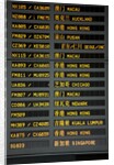 Arrival and departure board by Anonymous