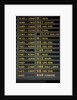 Arrival and departure board by Anonymous