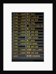 Arrival and departure board by Anonymous