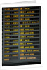 Arrival and departure board by Anonymous