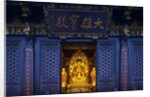 Buddha statue in temple by Anonymous