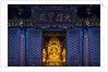 Buddha statue in temple by Anonymous